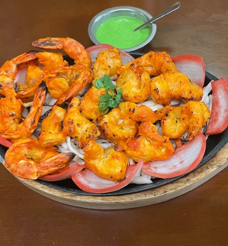 Seafood Combo with Indian and Nepalese flavours at Sagarmatha Curry Palace, Hamilton, ON